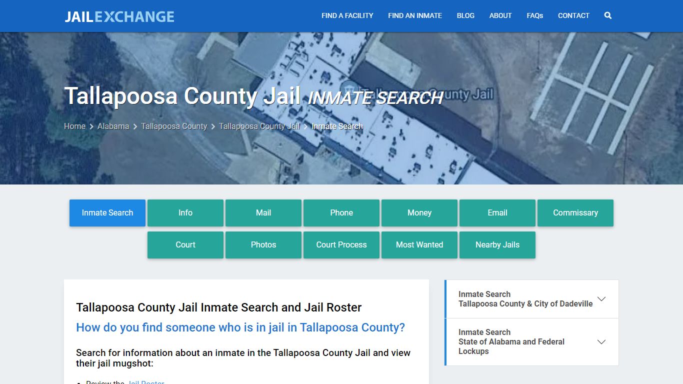 Inmate Search: Roster & Mugshots - Tallapoosa County Jail, AL